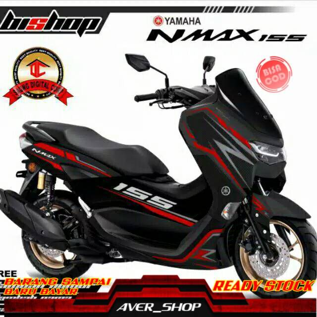 Decal new nmax 2020 Hitam Striping nmax 155 full body sticker motor stiker new nmax variasi