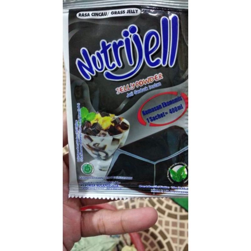 

Nutrijell agar jelly powder rasa cincau grassjelly 10gr