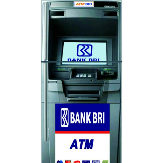 Stiker kulkas ATM 2 pintu