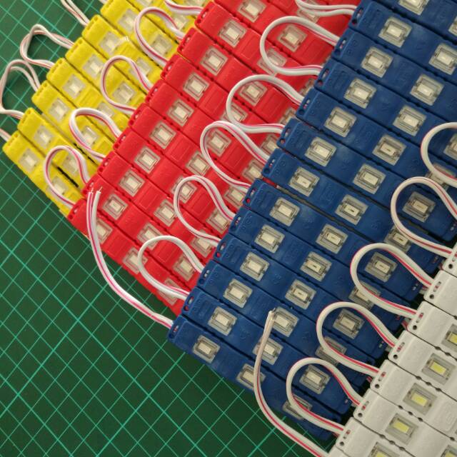 Lampu led modul strip 3 mata