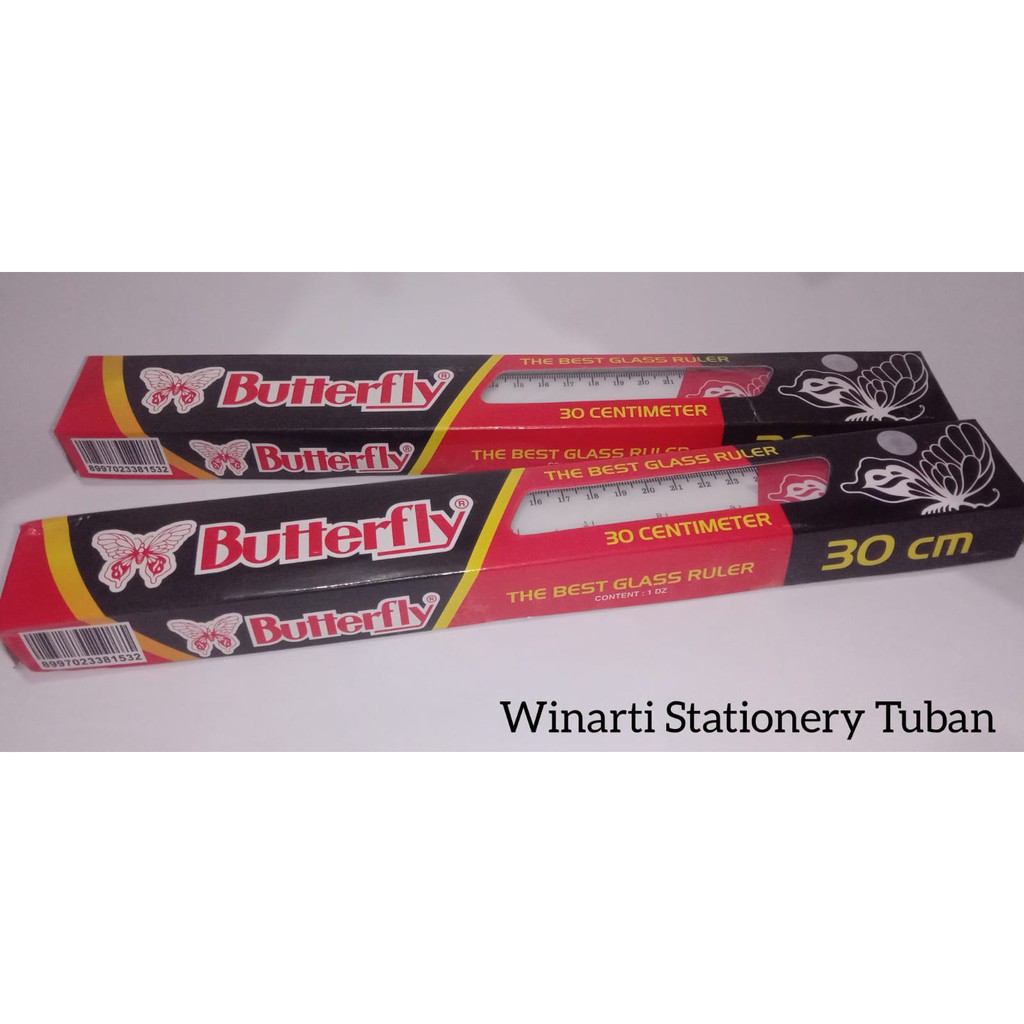 

Penggaris Butterfly 30 cm