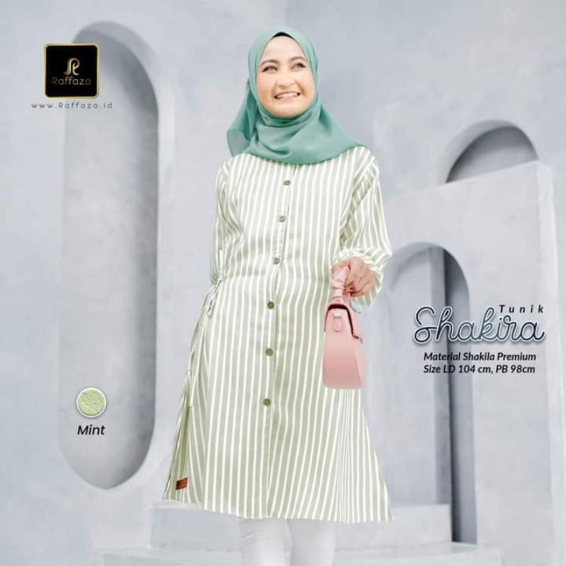 shakira tunic by raffaza ready stock