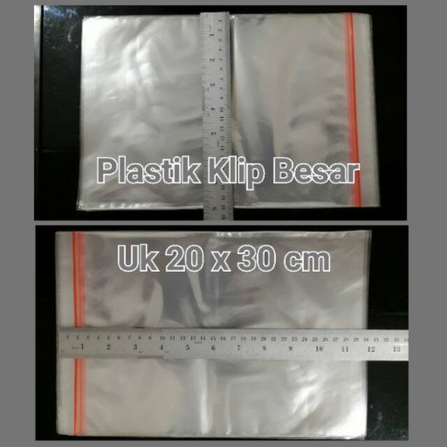 Kantong Plastik Klip Serbaguna Multifungsi uk 20x30 cm