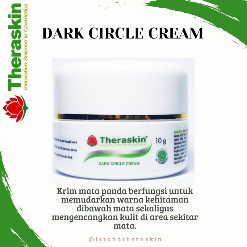 Theraskin Dark Circle Cream Original Krim Mata Panda Shopee Indonesia