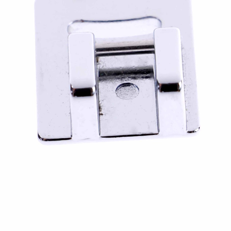 {LUCKID}Sliver Rolled Hem Curling Sewing Presser Foot For Sewing Machine Singer Janome