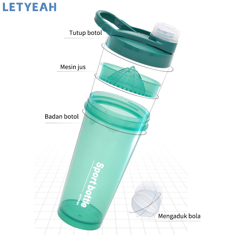 letyeah Sport bottle portable/Botol sport 700ml