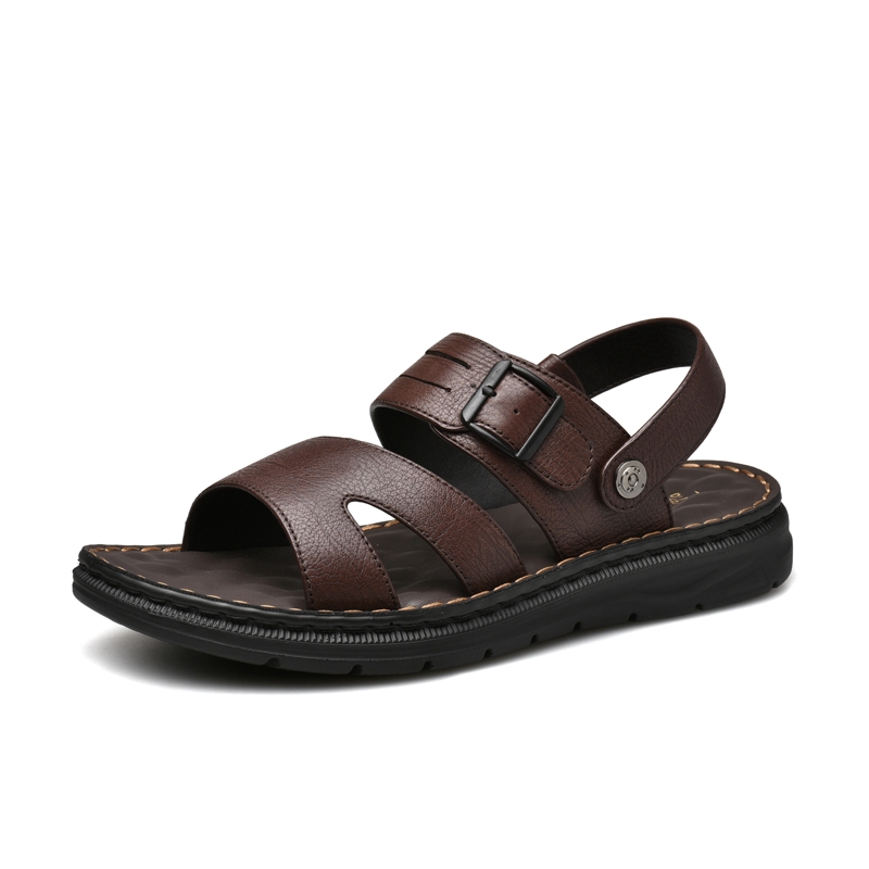 Camel Active 19,322 Pria Halus Kulit Sandal Pantai Santai Sandal