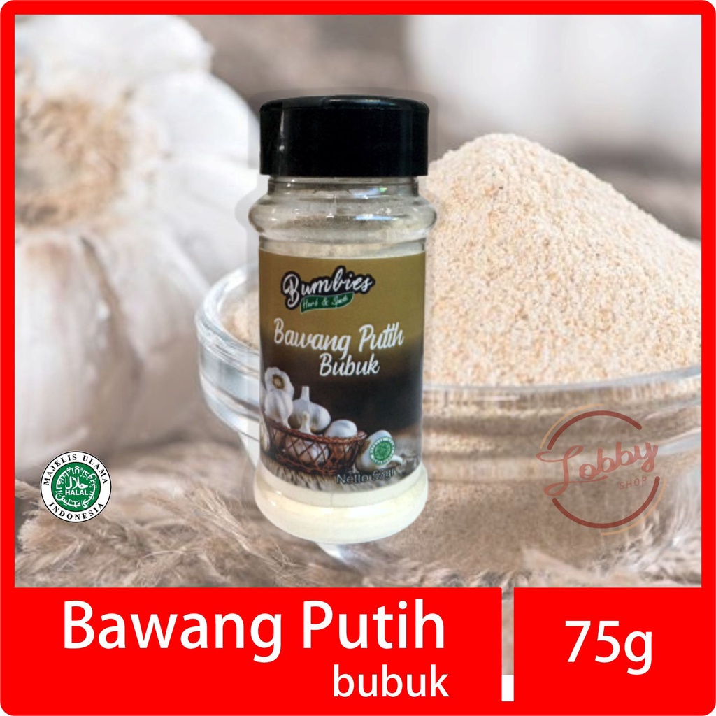 

Bawang Putih Bubuk 71gram Bumbies Product | Ground Garlic | Penyedap Rempah Rempah | Bumbu Instan