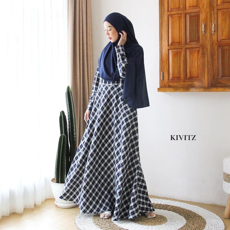 (Preloved) Qonita Dress by Kivitz / Dress Tartan Flanel