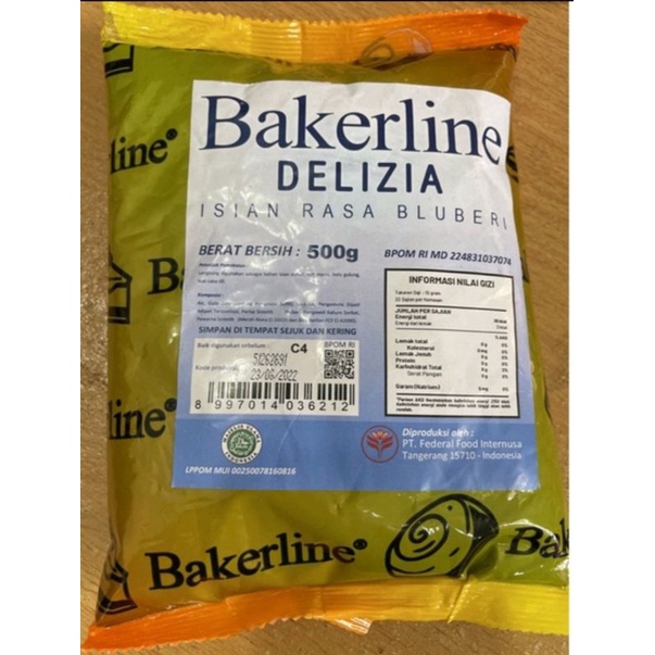 

Bakerline Blueberi 500gr
