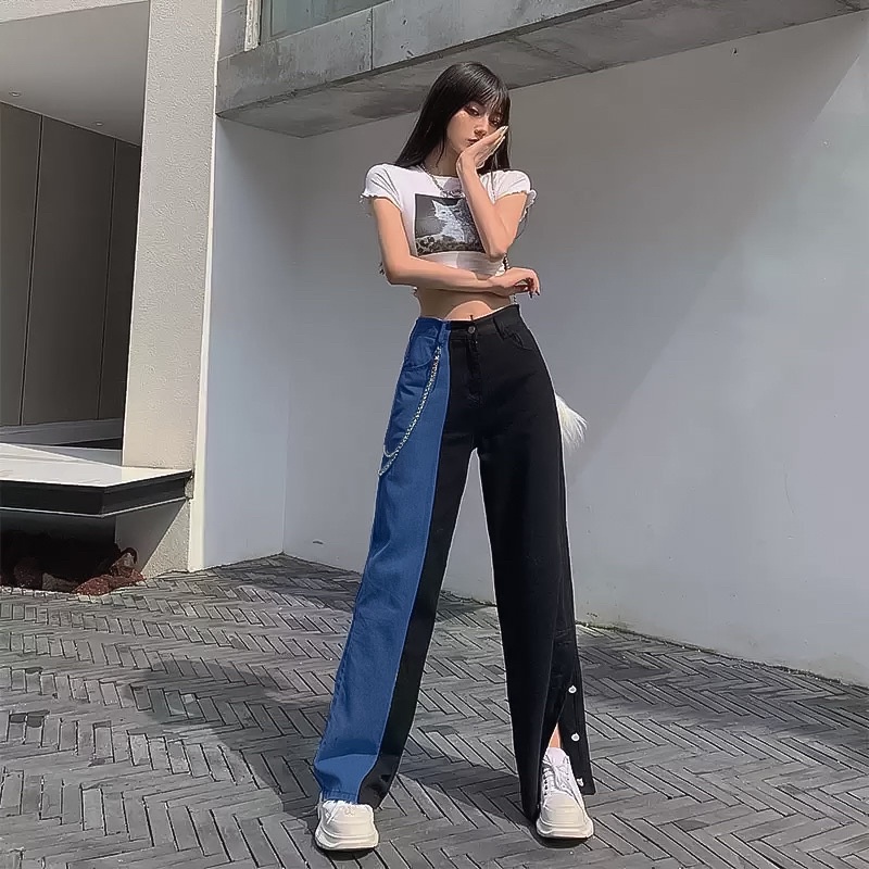 JENNIE - Two Tone Jeans