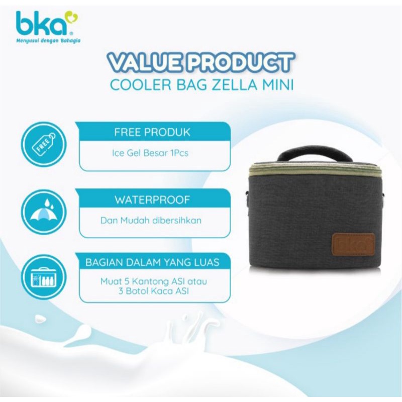 BKA Zella Mini Coolerbag Tas ASIP Breastmilk Thermal Bag