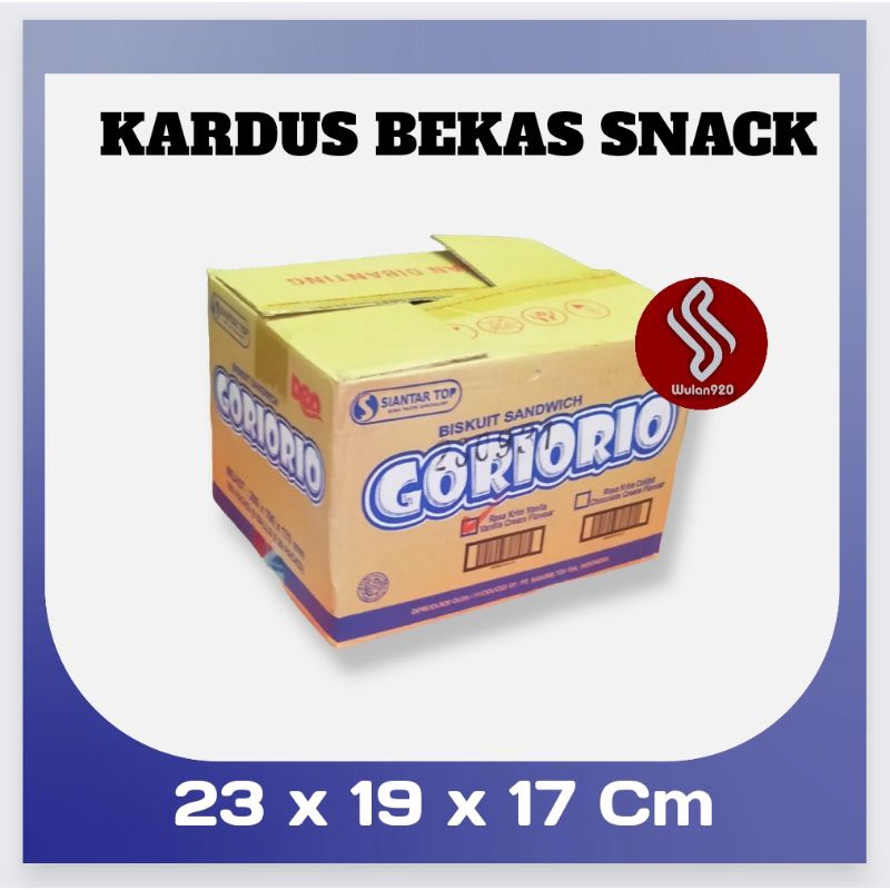 

KARDUS BEKAS UKURAN 23 x 19 x 17 Cm