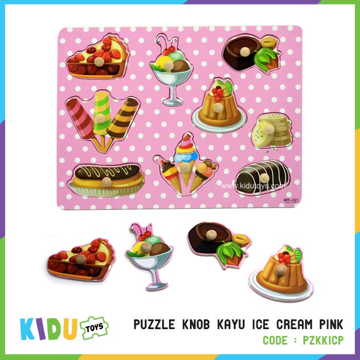 Mainan Anak Puzzle Knob Kayu Part 3 Kidu Toys