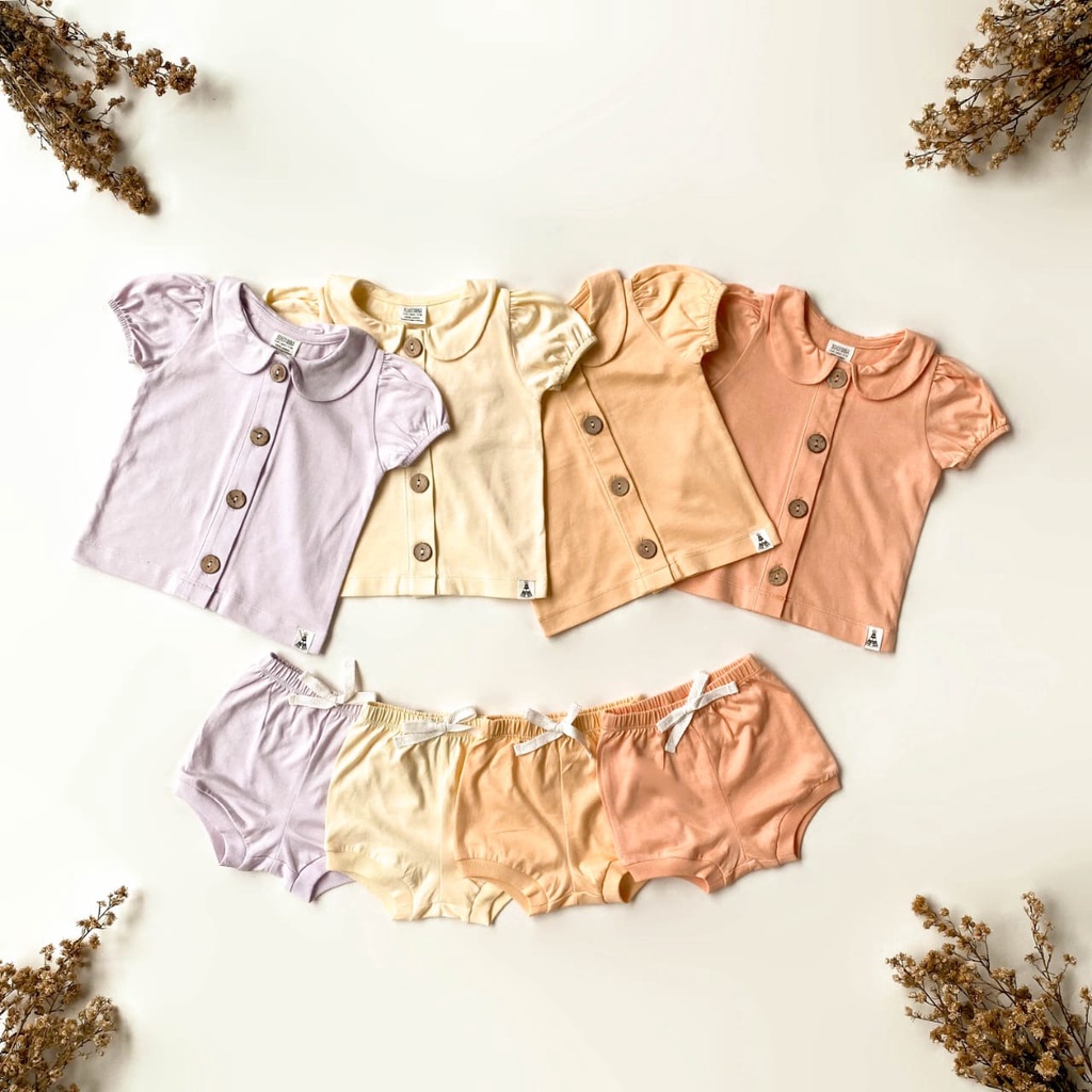 Baju Bayi Setelan Anak Perempuan Newborn 6 Bulan 1-2 Tahun Bohopanna Bae Girl