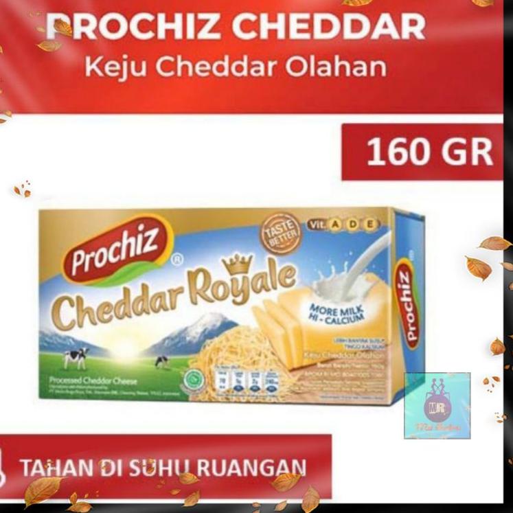 

KODE0g0Fu--Prochiz Cheddar Royale 160gr / Keju Cheddar / Keju Parut