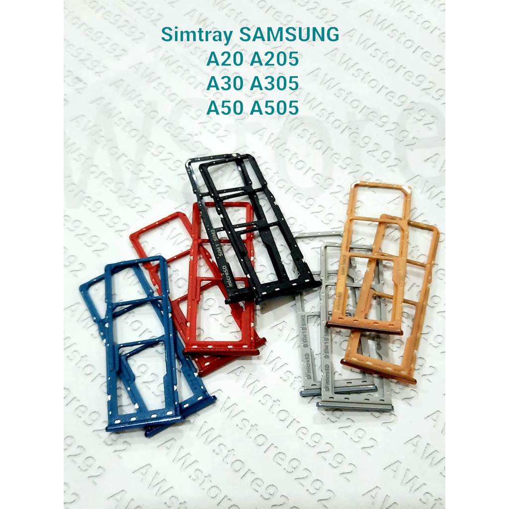 Tempat Kartu Simcard Sim card Lock Simtray Sim Tray Samsung A20 A205 - A30 A305 - A50 A505