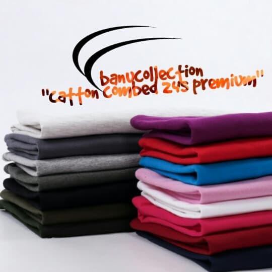 Cotton | Kain Bahan Kaos Catton Combed 24S Premium 100% Katun Terbaru Ready Stock