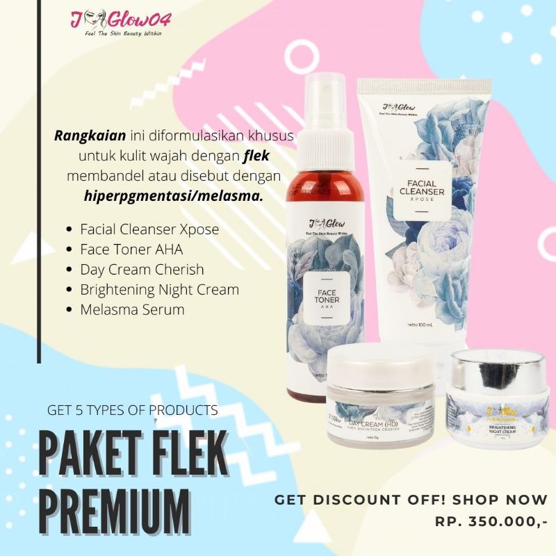 JGLOW PAKET FLEK PREMIUM