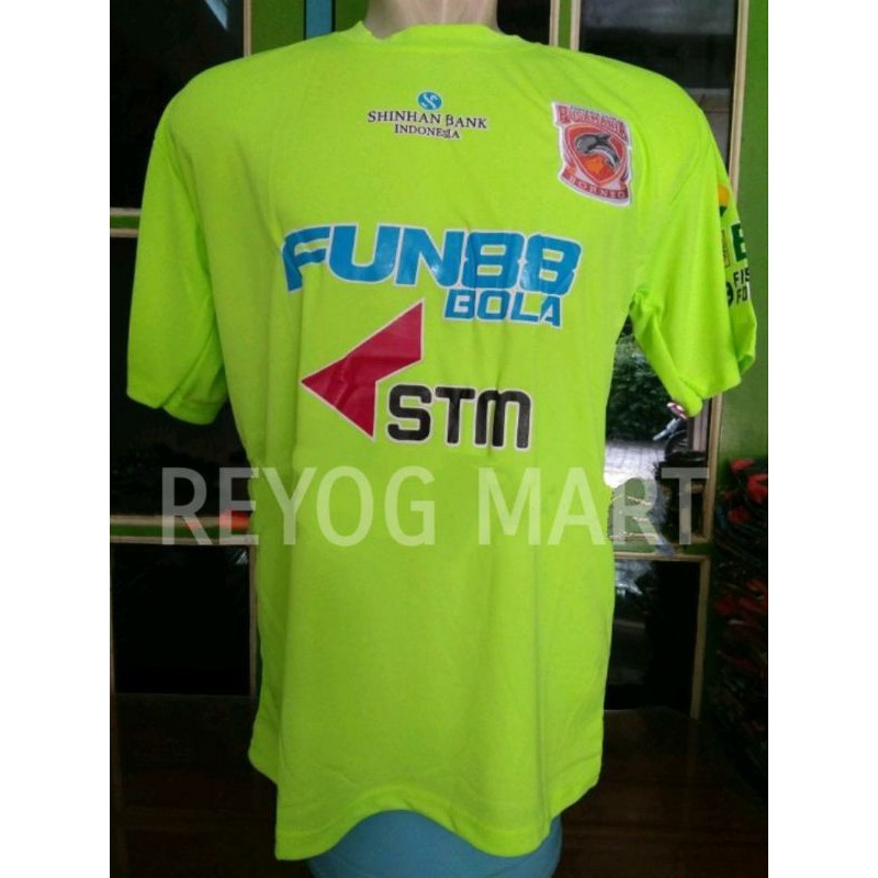 JERSEY BORNEO FC 2018 KIPER GK HIJAU STABILO LIGA 1 RETRO LOKAL