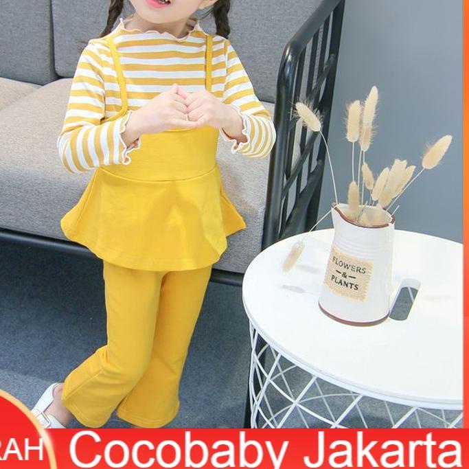 [Cocobaby Jakarta] Set 2pcs Atasan + Celana Panjang Setelan Anak Lengan Panjang ✶