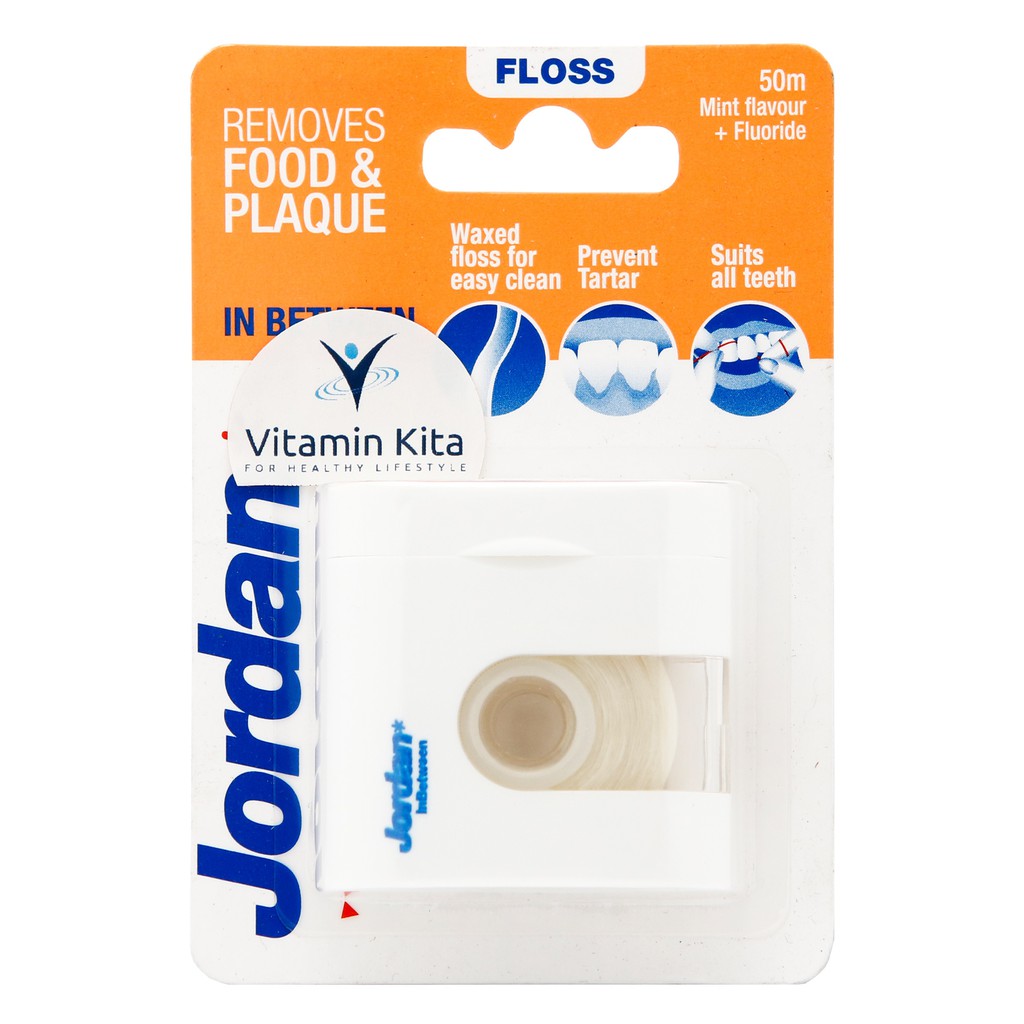 JORDAN INBETWEEN DENTAL FLOSS 50M