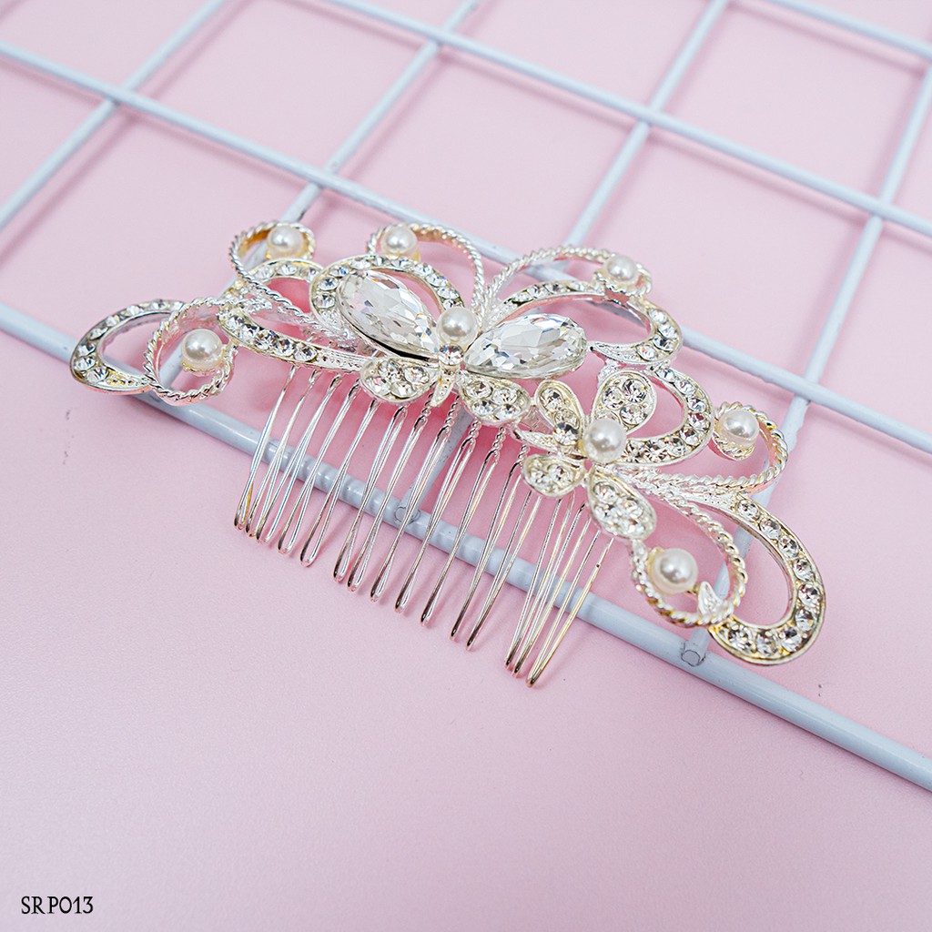 [PALING LARIS] AKSESORIS WEDDING PERNIKAHAN SIRKAM RAMBUT PESTA WANITA SRP013