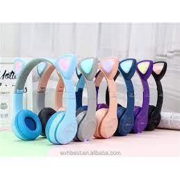 Y47 Kucing//Headphone Bluethooth Wireless