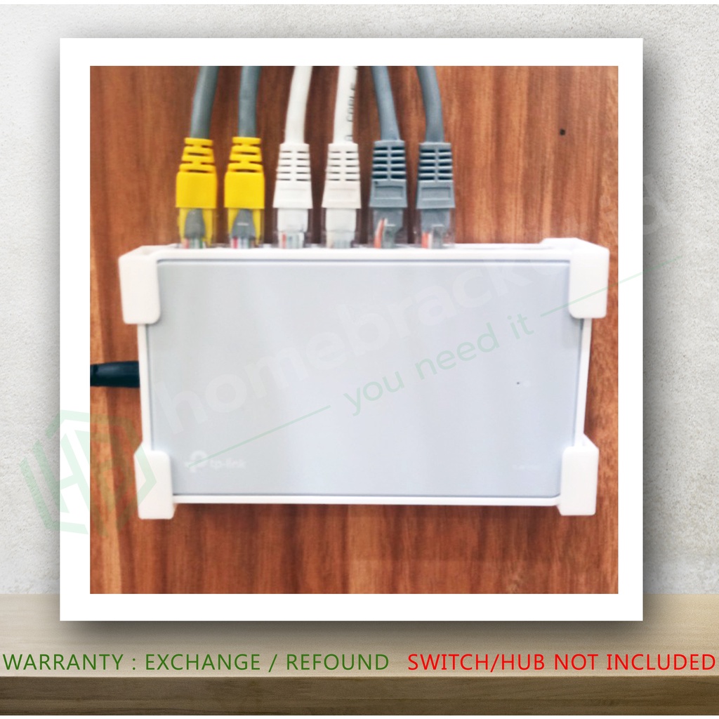 Bracket Braket Holder Switch Hub  TP-Link D-Link Media Converter Custom Sesuai Request Anda