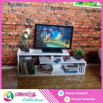  NEW Rak TV Barbie  Set Mainan  Anak Perempuan 