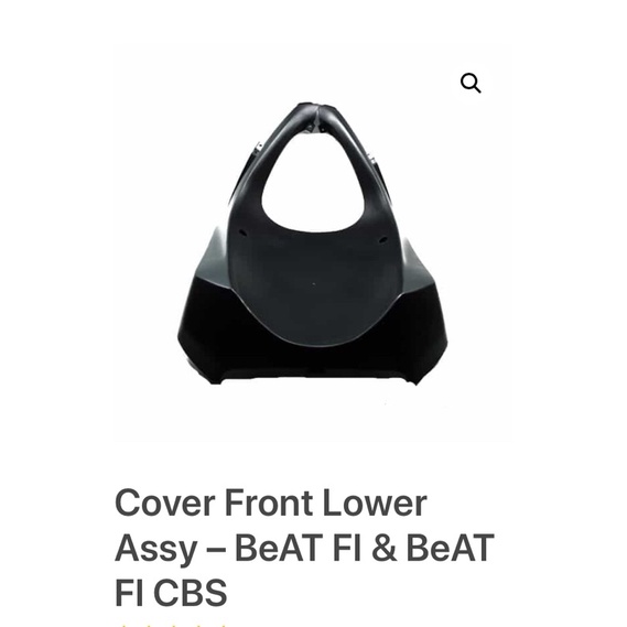 6430B-K25-900 Cover Front Lower Assy BeAT FI & BeAT FI CBS