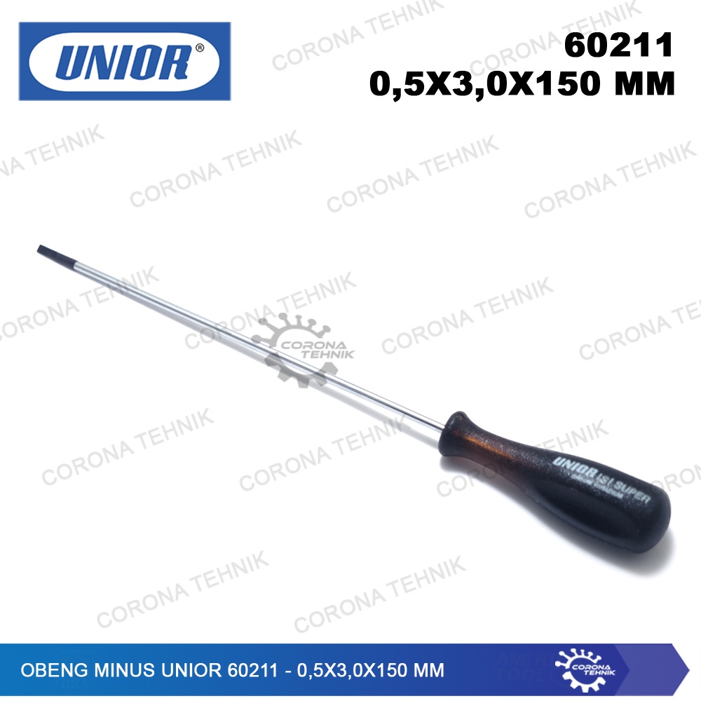 UNIOR 60211 - Sale - Obeng Minus - 0,5x3,0x150 mm