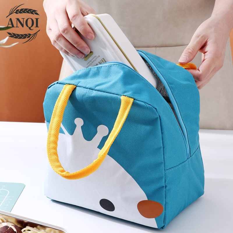 ANQI 1888 Tas Bekal Karakter/Iconic Insulated Lunch Bag Cooler WAJAH KARTUN -Tas Bekal Makan VS-28