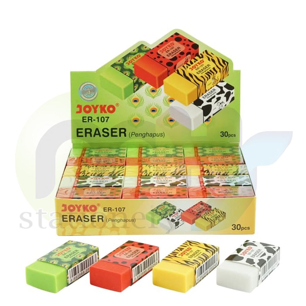 

Eraser Penghapus Joyko ER-107 1 Box 30 Pcs