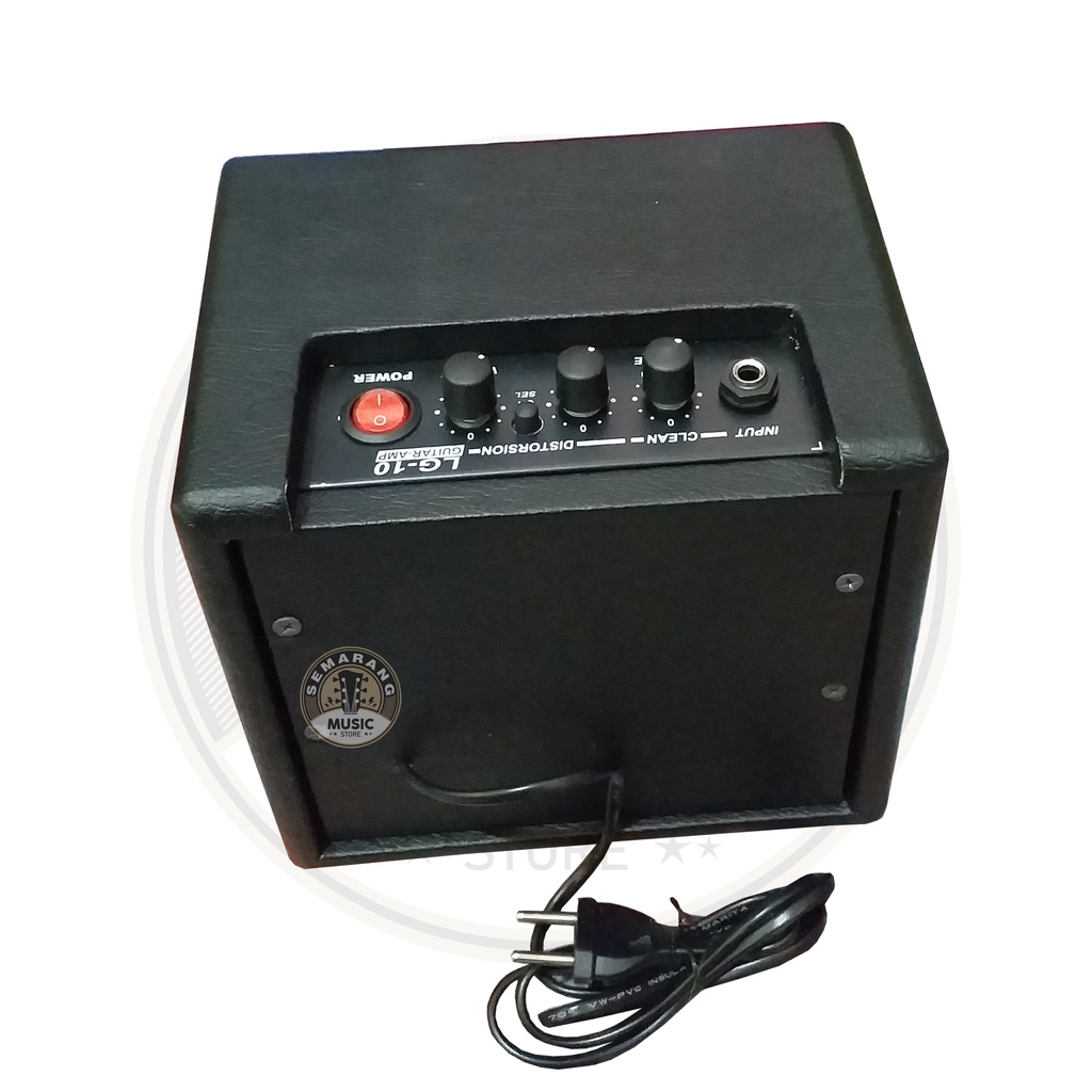 Ampli Gitar Bass Keyboard Speaker 5&quot; inch Amplifier Gitar Clean dan Distorsi Effect Amply Gitar