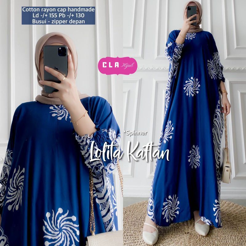 Terbaru Gamis Kaftan Super Jumbo Bisa Busui Bahan Rayon Santung Super  Ld 150-160