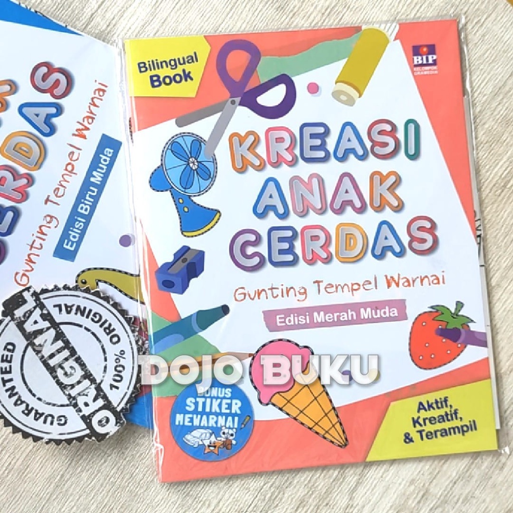 Buku Kreasi Anak Cerdas: Gunting, Tempel, Warnai