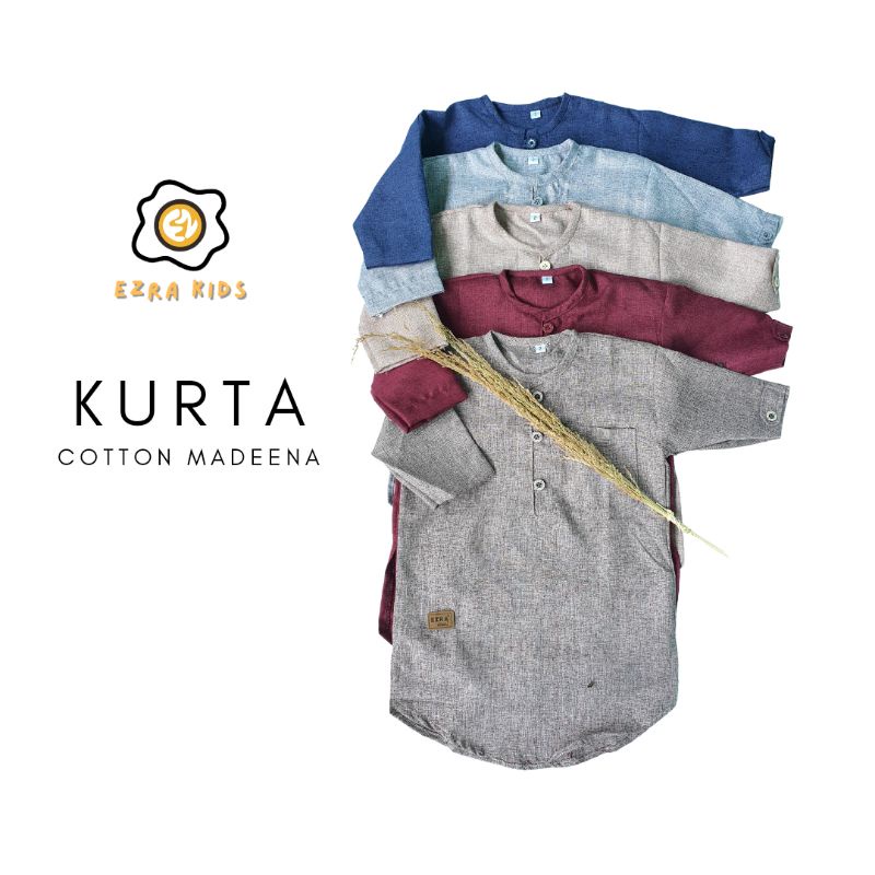 Baju Koko Anak Laki Laki model Kurta Pakistan EZRA KIDS 1 - 10 Tahun