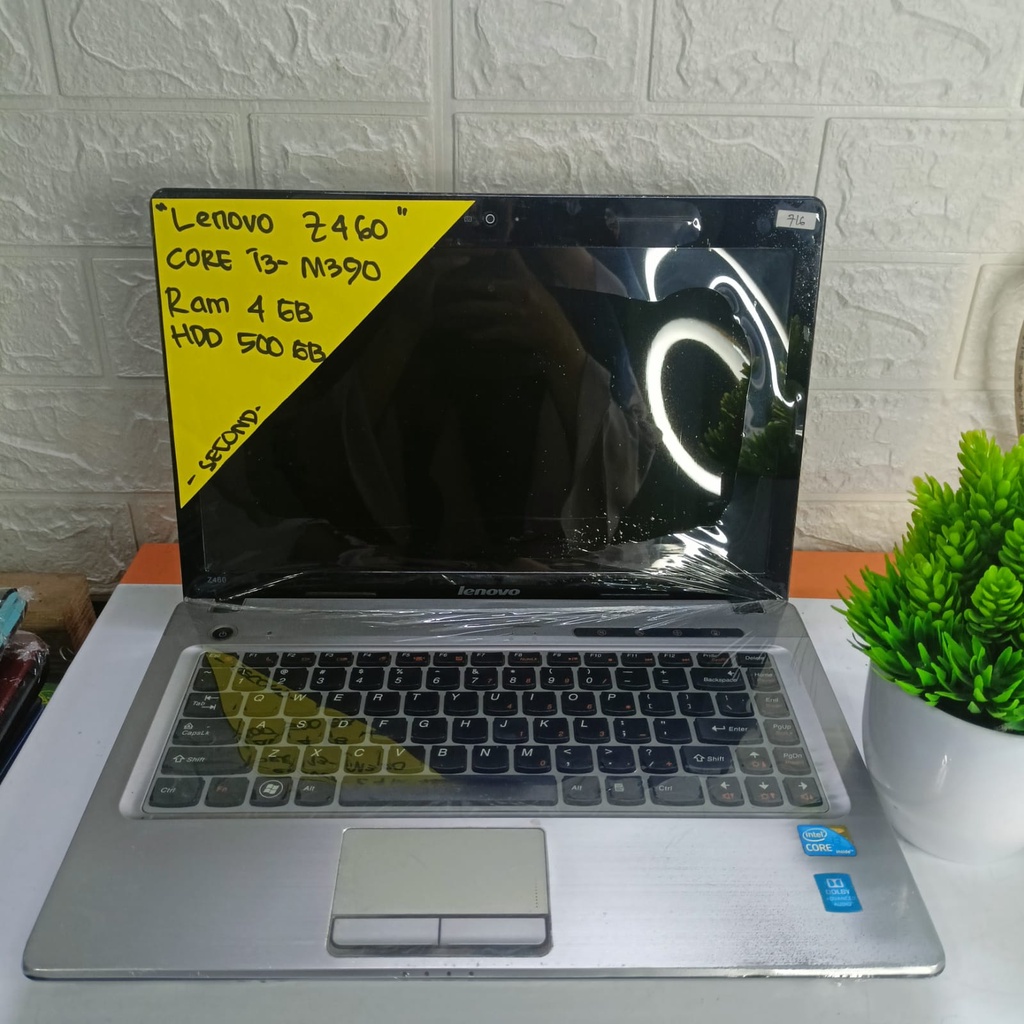 LENOVO Z460 CORE I3-M390 RAM 4GB HDD 500GB 14 INCH