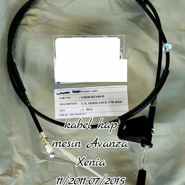 Handle Hendel Kabel Kawat Tarikan Kap Tutup Mesin Avanza Xenia 2008 2009 2010 2011 Cap Tali filter s