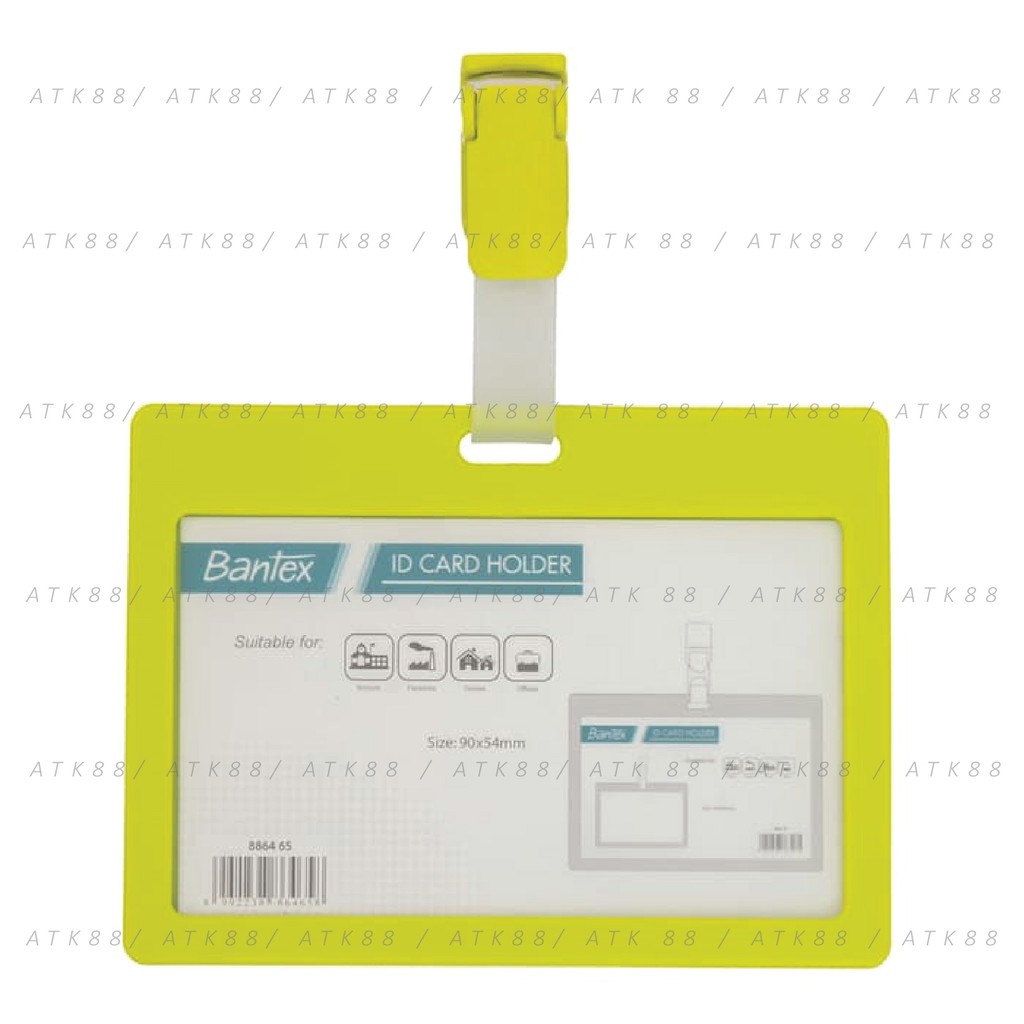 

Bantex ID Card Holder With Clip 90x54mm Landscape #8864