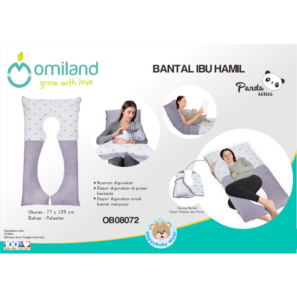 Omiland maternity pillow panda OB08072 / bantal ibu hamil