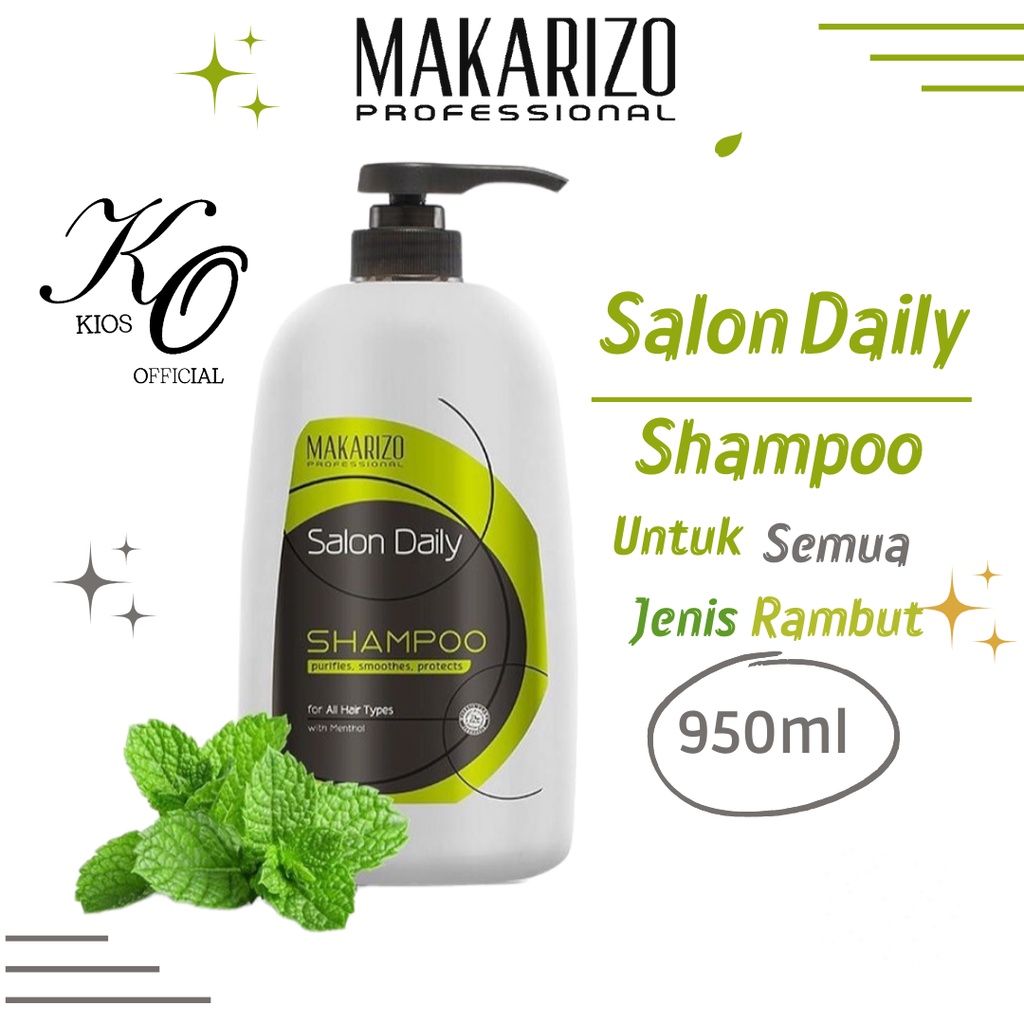 Makarizo Professional Salon Daily Professional Shampoo &amp; Conditioner Pump Bottle 950ml