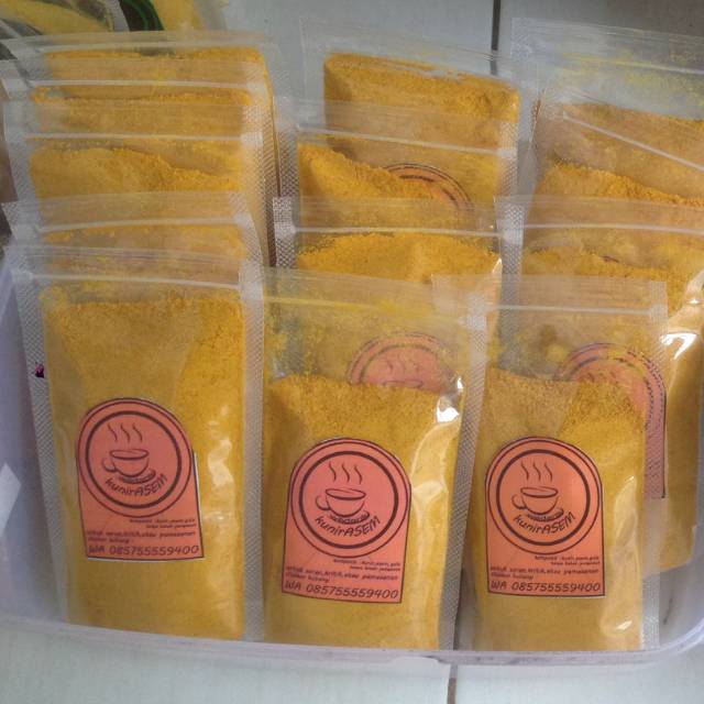 

kunir asem instant berat 100gram