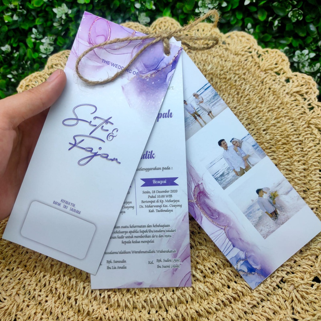 Jual Undangan Pernikahan / Undangan Simpel / Wedding invitation