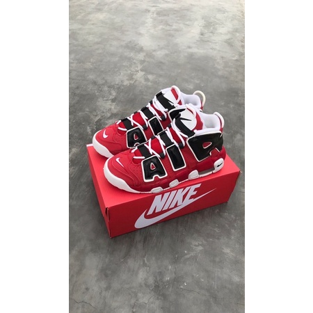 Wmns Nike Air More Uptempo Chicago Bulls Pack’ 96  Varsity Red Black White Original