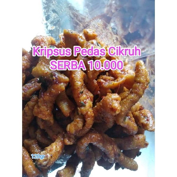 

SERBA 10RB KRIPIK USUS PEDAS CIKRUH