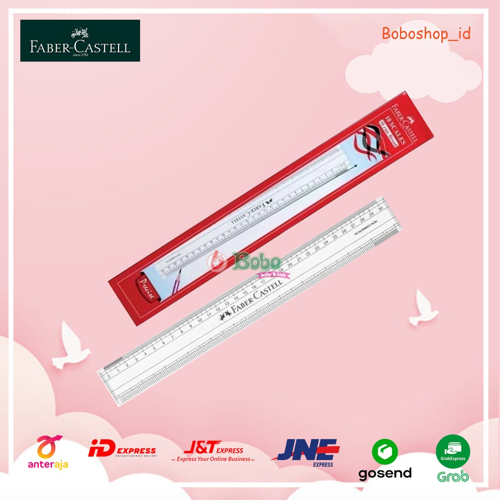 

Faber Castell #171220 Penggaris Scale 12"/30 cm