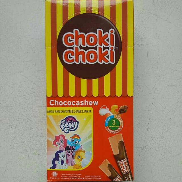 

Choki Choki coklat chasew 20 stik