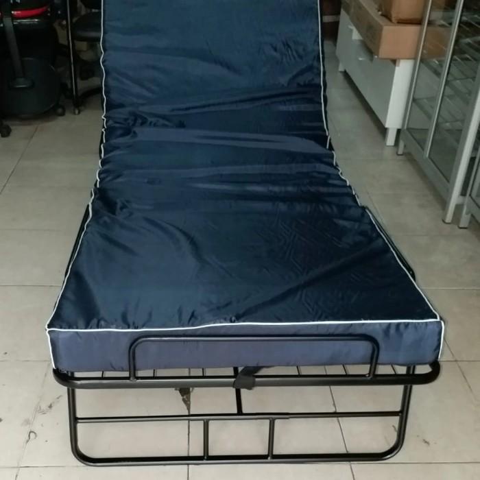 Ranjang lipat folding bed kasur lipat besi